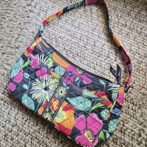 Floral Quilted Shoulder Bag